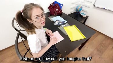 Freshman 18yo gets raw fucked on campus big cock stuffed creampie blowjob