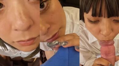 Exotic Japanese Schoolgirl Destroys White Cock