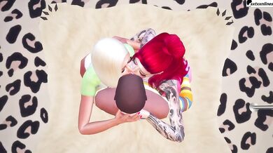 BBC Threesome destroys Alejandra and Alexis in Sims 4 Wicked Whims HD