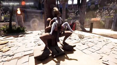Lara Gets Destroyed by a Goblin Monster Cock Threesome Creampie Anal Rough Sex