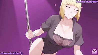 Big tits Samui forced to blow her boss in bunny suit hentai