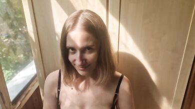 Mistress Anastasia destroys Sasha with strapon JOI training