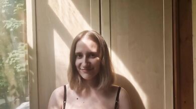 Mistress Anastasia destroys Sasha with strapon JOI training