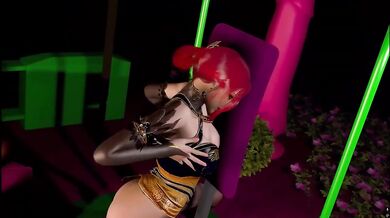 Yafei's secret party choked and gushing in black stockings