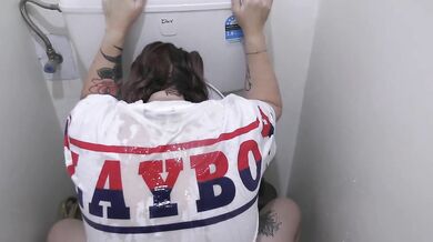 Piss drinking sloppy milf gets choked and ruined in raw behind the scenes fuck-ups