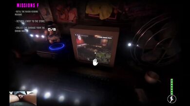 Frenni's animatronic dick destroyed in hentai game