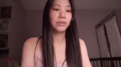 Cute Asian Girl ASMR Slurps Her Own Goodness Solo