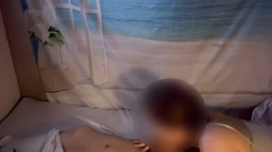 Handjob and deep throat climax raw japanese peach pie love