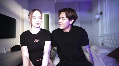 Cute Asian Guy Gets Russian Lesson Cumshot Sloppy Threesome