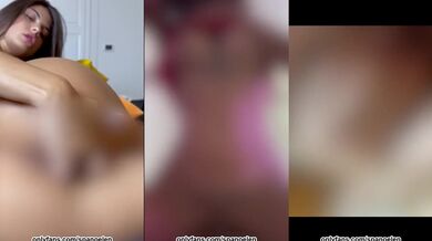 Hot Brunette Kelly Hornes Teases Herself While Masturbating