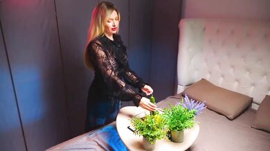Kabbalistic solo ritual filled with oil then chozer on the altar