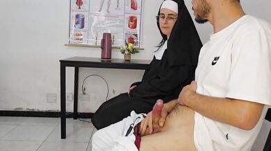 Nun Gaped My Dick Right in the Hospital