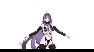 Focus Juice Overflowing Elf Vtuber Gets R18 MMD Treatment