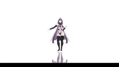 Focus Juice Overflowing Elf Vtuber Gets R18 MMD Treatment