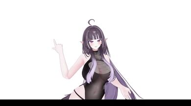 Focus Juice Overflowing Elf Vtuber Gets R18 MMD Treatment