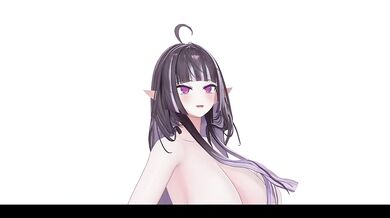 Focus Juice Overflowing Elf Vtuber Gets R18 MMD Treatment