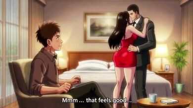 Husband pimps curvy wife to rich guy to pay debt hentai stepmom fucked hard anal creampie