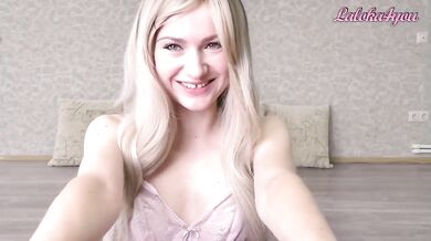 Blonde goddess deep throat blows load after load till she gags and swallows every drop