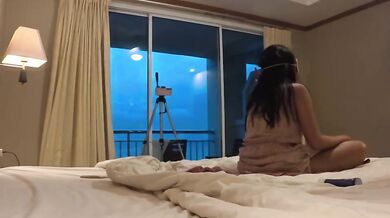 15 minutes of hardcore deepthroat with my tight Thai teen ass