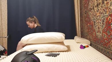 Russian domina destroys her boyfriend with a brutal sex machine