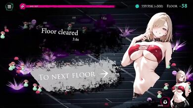 Blonde witch fucked in wedding dress while gaming hentai clicker