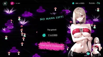 Blonde witch fucked in wedding dress while gaming hentai clicker
