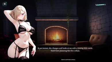 Blonde witch fucked in wedding dress while gaming hentai clicker
