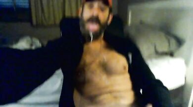 Findom smoking jerk off to huge white cum
