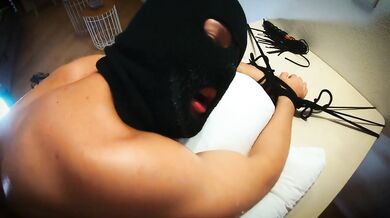 Femdom Girlfriend Pegs Her Slutty Boyfriend With Strap-On Cum Hands Free