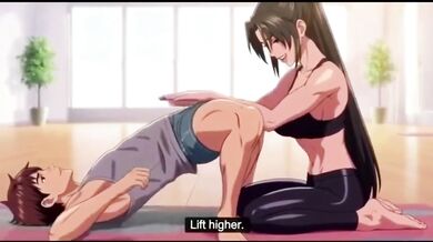 Stepmom seduces me in yoga class big tits creampie