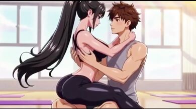 Stepmom seduces me in yoga class big tits creampie