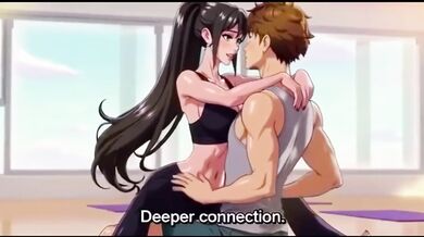 Stepmom seduces me in yoga class big tits creampie