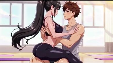 Stepmom seduces me in yoga class big tits creampie