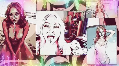 Deepthroat ends with huge streams of cum from campsissyboi gooning session