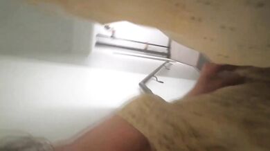 Horny cheating wife gets busted on stairs by strangers