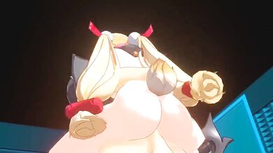Alice Thymefield destroyed by gallons of hentai cum big tits