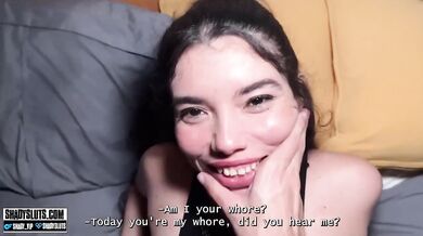 Cuban Brunette Gets Face Fucked Hard Rough Missionary Pounding