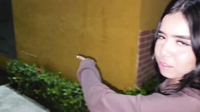 My neighbor's tight little ass gets destroyed right at her front door