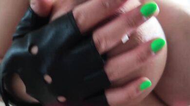 Watch me strip pink bikini and milk my big tits for you