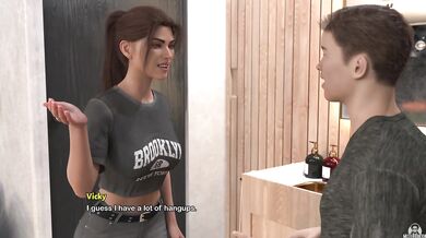 Bimbo Latina Gets Futa Rod Destroyed in Visual Novel Gangbang