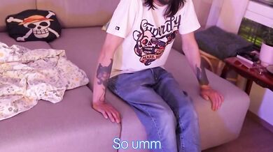 Tinder Femdom Destroys Him Licking Her Lactation Milk Off The Floor