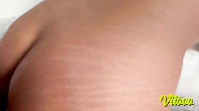 Big ass latina fucked raw in hot tub POV her ass