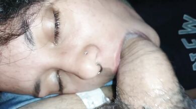 Stepdad’s brutal cum face splatter stepdaughter can’t handle the load