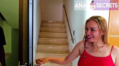 StepMom Gets Jealous Over Stepson Rough Ass Fucking His Girlfriend In Nasty Anal Threesome
