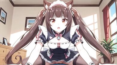 Chocola Greeted Him With A Creamy Anal Cumfill
