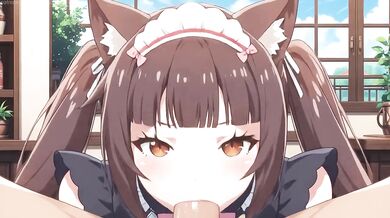 Chocola Greeted Him With A Creamy Anal Cumfill