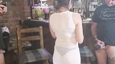 Anal train wreck with two big cocks creampie comes to her tight ass
