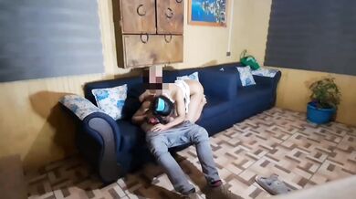 Cuckold husband watches as his friend fucks my greedy mouth and dripping pussy raw in a wild threesome
