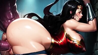 Big Titty Wonder Woman Gets Raped By Tentacle Monster