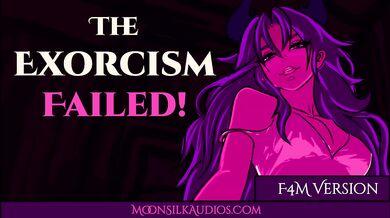 Failed exorcism turns priest into demon's toy demoness tempts him raw ASMR worship